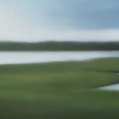 Christie Scheele Green Summer Marsh 12x24