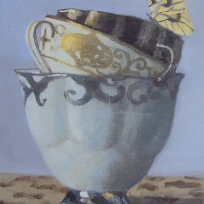 Olga Antonova Cups and butterfly