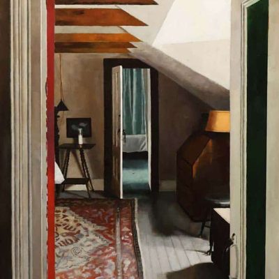 Nick Patten A Door with a Green Panel, at the Mary Heaton Vorse House 24x20