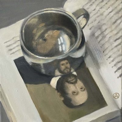 Olga Antonova Cup with Male Portrait 10x10